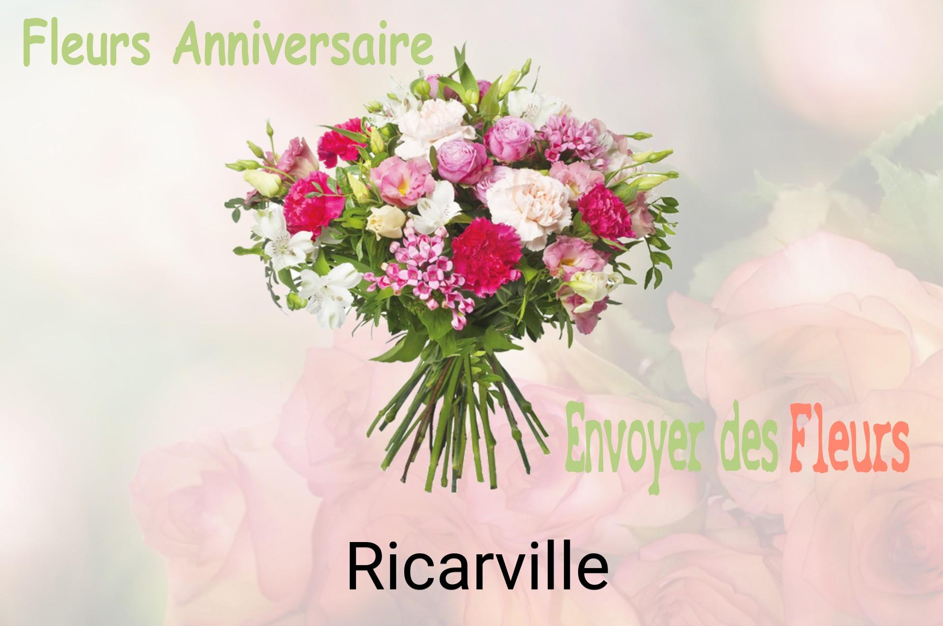 Bouquet de fleurs d’anniversaire livré à Ricarville