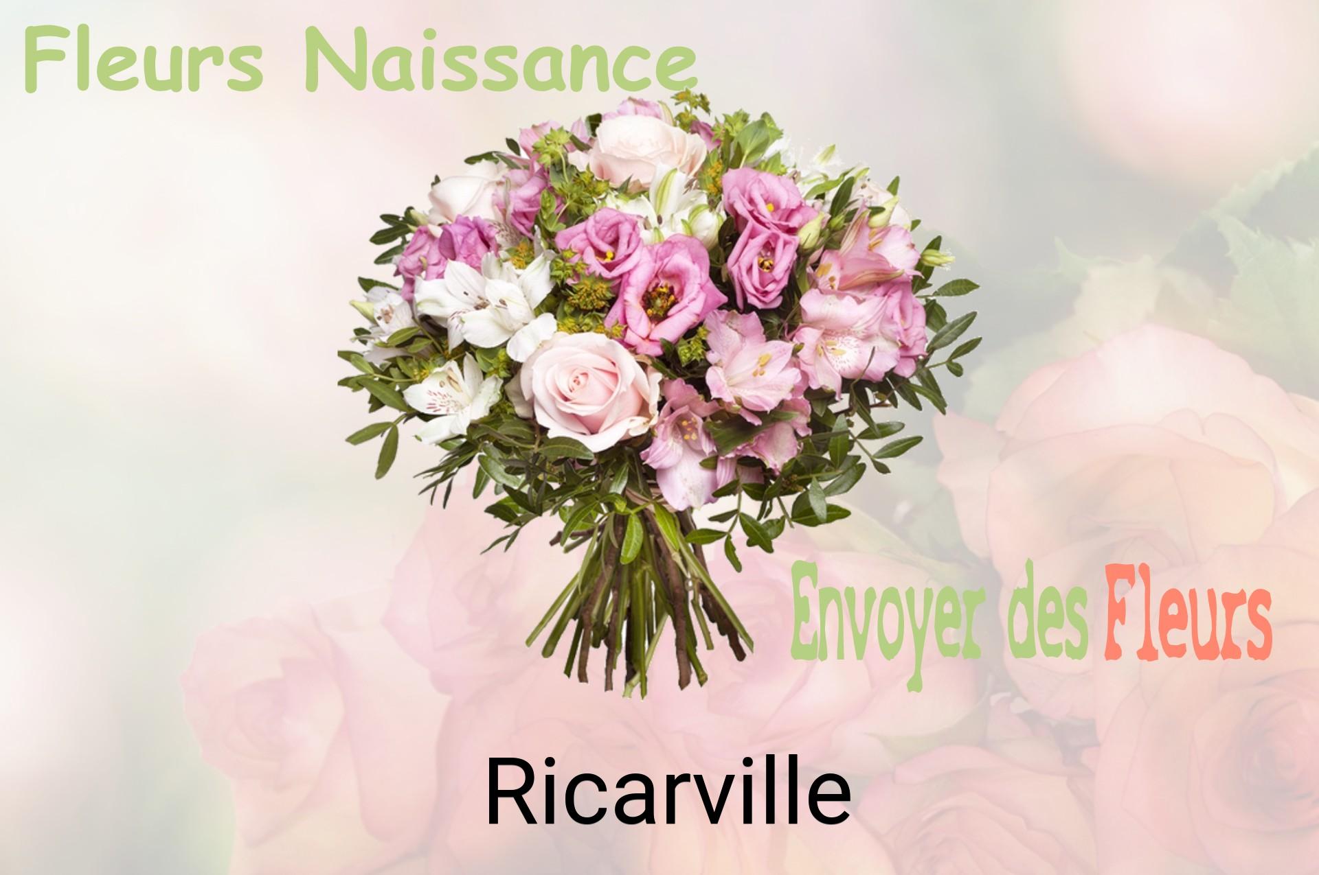 Bouquet de fleurs de naissance livré à Ricarville